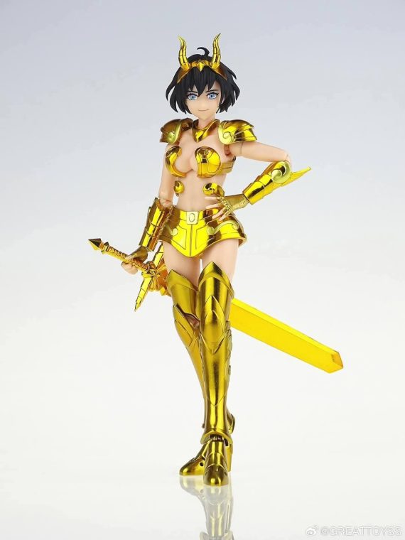 Great Toys Saint Seiya i cavalieri dello Zodiaco Andrea del Capricorno Gold saint action figure 16 cm