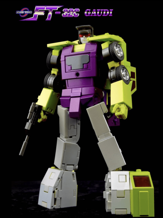 Fanstoys Ft - 32C Gaudi/Hook Devastator Transformers abs/metallo combiner G1