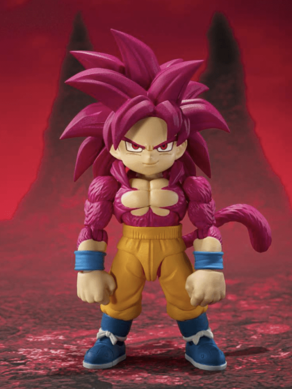 Bandai Dragon Ball Daima Son Goku mini Super Saiyan 4 sh figurarts acion figure