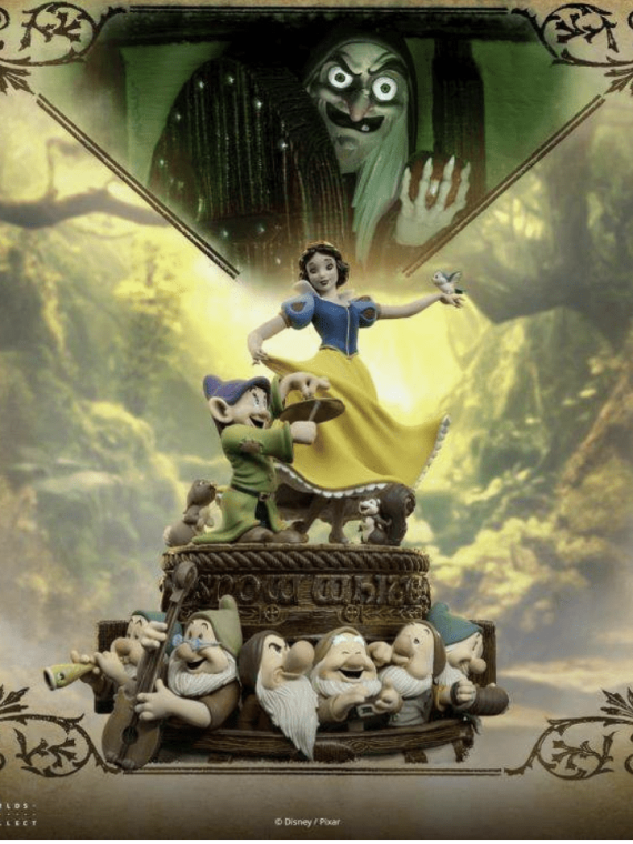 Iron Studios Disney Classic Biancaneve e i 7 Nani 1/10 Deluxe statue resina 30 cm