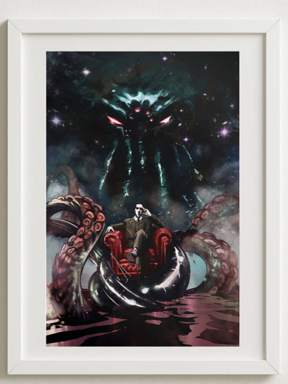 EverArt H.P. Lovecraft Limited Edition statua resina 1/10 42 cm