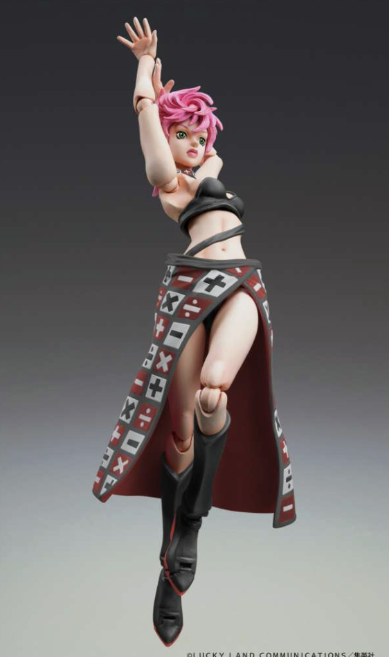 Medicos Jojo Bizarre Adventure Trish black version Chozokado action figure pvc 15 cm