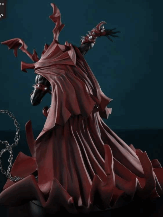 Mcfarlane Toys Spawn black white & red all over Spawn by Greg Capullo resin statue 25 cm