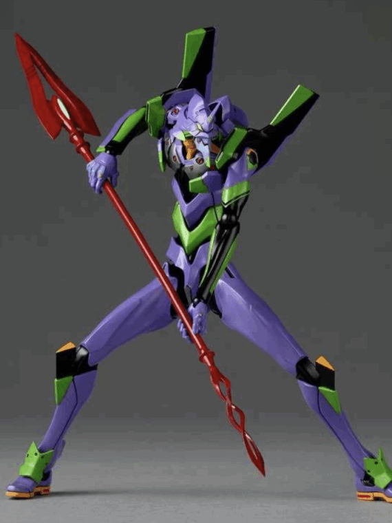 Kaiyodo Revoltech amazing yamaguchi Neon Genesis Evengelio unit Eva 01 action figure pvc 17 cm