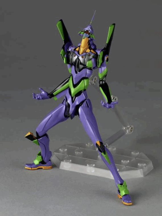 Kaiyodo Revoltech amazing yamaguchi Neon Genesis Evengelio unit Eva 01 action figure pvc 17 cm