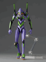 Kaiyodo Revoltech amazing yamaguchi Neon Genesis Evengelio unit Eva 01 action figure pvc 17 cm