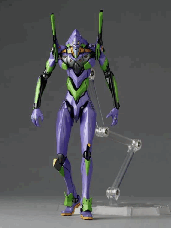 Kaiyodo Revoltech amazing yamaguchi Neon Genesis Evengelio unit Eva 01 action figure pvc 17 cm