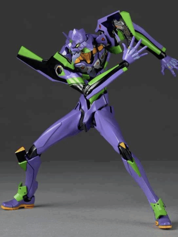 Kaiyodo Revoltech amazing yamaguchi Neon Genesis Evengelio unit Eva 01 action figure pvc 17 cm