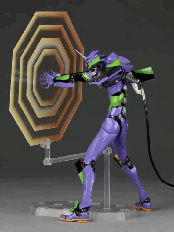 Kaiyodo Revoltech amazing yamaguchi Neon Genesis Evengelio unit Eva 01 action figure pvc 17 cm