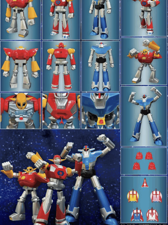 Evolution Toys UFO Warrior Dai Apolon Neo Dynamite Action Action Figure Dai Apolon 17 cm pvc/abs