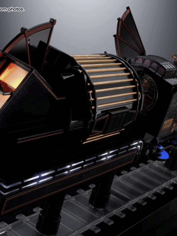 Bandai Back to the Future 3 time Train Chogokin 52 cm abs/metallo