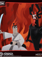 Mezco Toys 5 points Samurai Jack action figures  set 3 personaggi pvc 9 cm