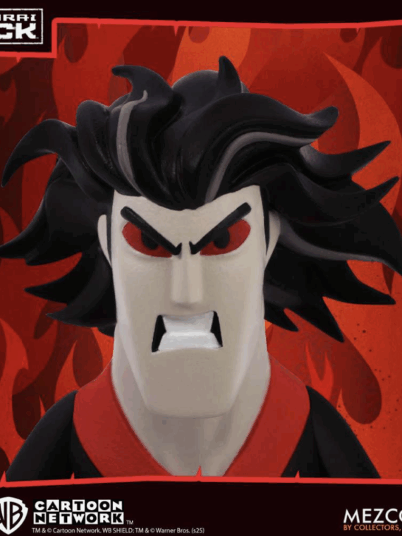 Mezco Toys 5 points Samurai Jack action figures  set 3 personaggi pvc 9 cm