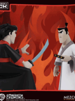 Mezco Toys 5 points Samurai Jack action figures  set 3 personaggi pvc 9 cm