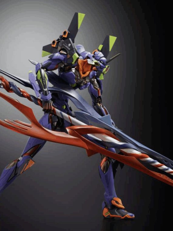 Bandai Neon Genesis Evangelion Test Type-01 Metal Build 30th with the Spear of Gaius 22 cm