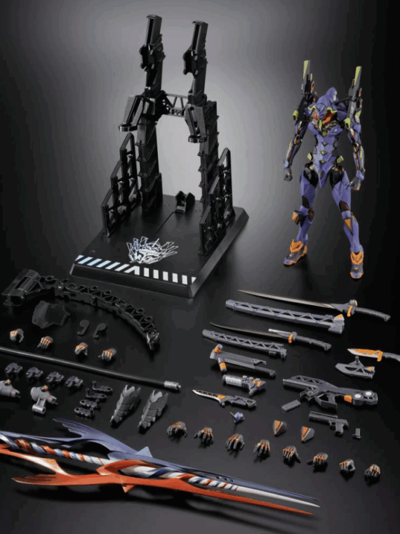 Bandai Neon Genesis Evangelion Test Type-01 Metal Build 30th with the Spear of Gaius 22 cm