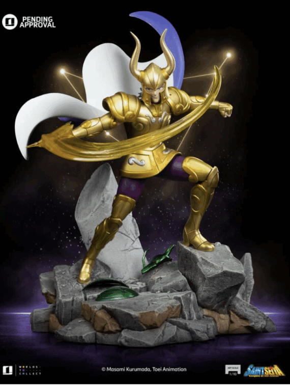 Iron Studio Saint Seiya Shura del Capricorno Deluxe statua 1/10 resina 25 cm