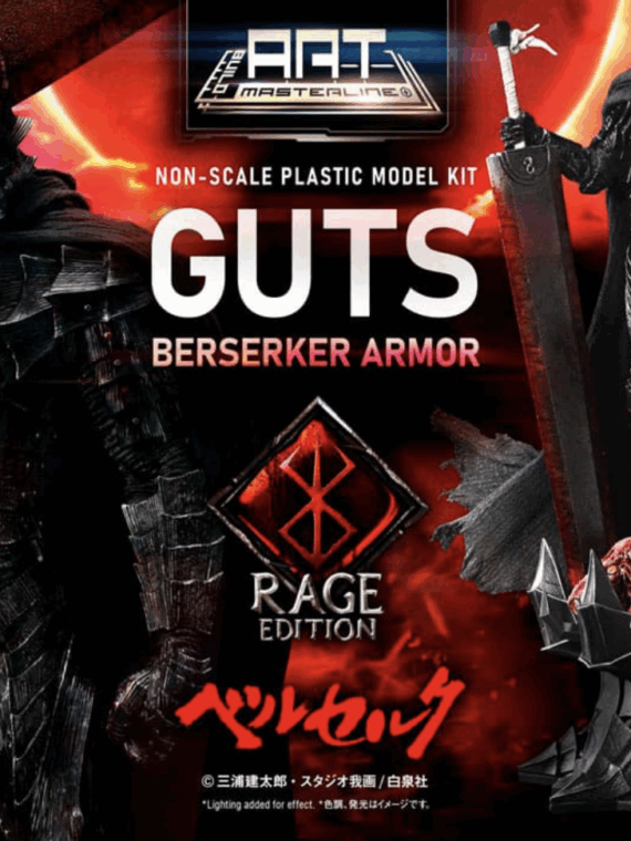 Studio Prime 1 Build art masterline Guts Berserker armor rage plastic model kit 30 cm