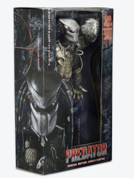 Neca Jungle Hunter Predator led lights action figure 1/4 pvc