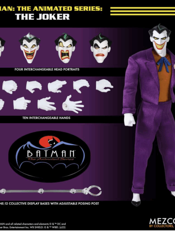 Mezco Toys One 12 collective batman the animated series the Joker action figure