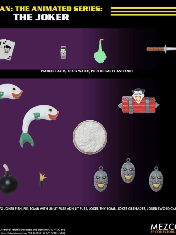 Mezco Toys One 12 collective batman the animated series the Joker action figure