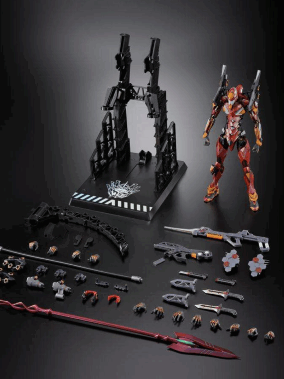 Bandai Metal build Evangelion production model-02 30th spear cassius action figure