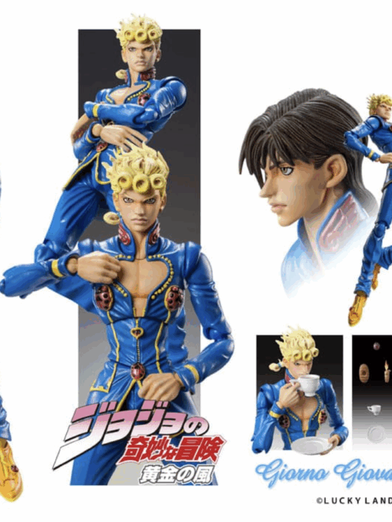 Medicos JoJo's Bizarre Adventure Part 5: Golden Wind Action Figure Chozokado Giorno Giovanna Second 15 cm