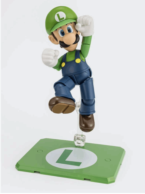 Bandai Super Mario Bros Luigi S.H. figurarts action figure 11 cm