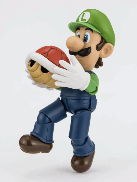 Bandai Super Mario Bros Luigi S.H. figurarts action figure 11 cm