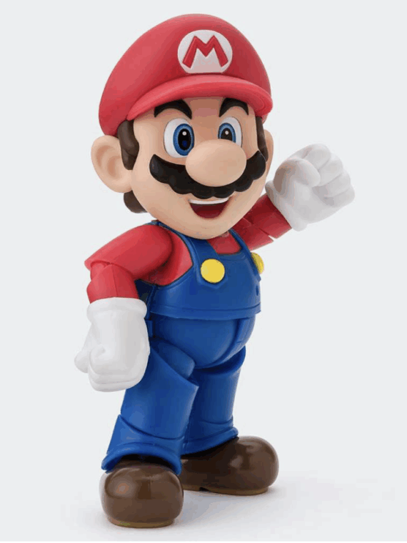 Bandai Super Mario Bros Mario S.H. figurarts action figure 10 cm pvc