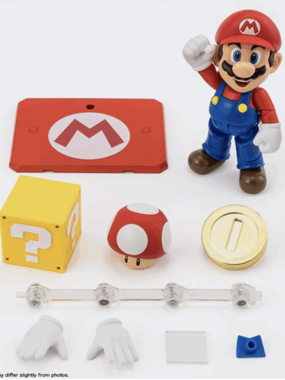 Bandai Super Mario Bros Mario S.H. figurarts action figure 10 cm pvc