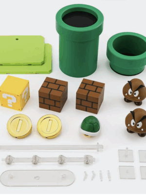 Bandai Super Mario Bros Playset S.H. figurarts accessori pvc