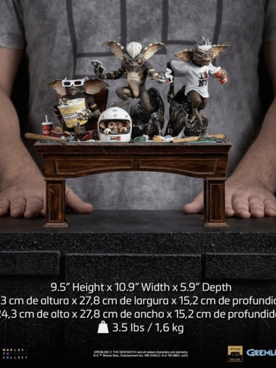 Iron Studios Gremlins 2 diorama statue 1/10 resina 25 cm