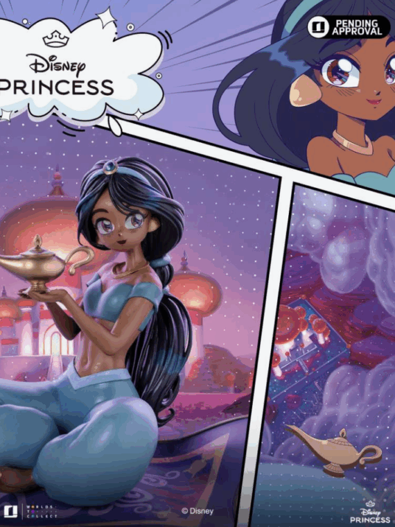 Iron studios Disney's anime Princess Jasmine pvc statue 15 cm