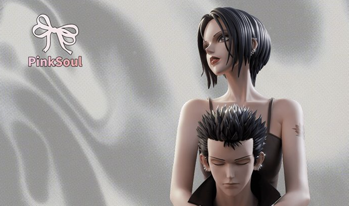 Pink Soul Studio Nana Nana Osaky e Honjo Ren Statua resina 1/6 24 cm