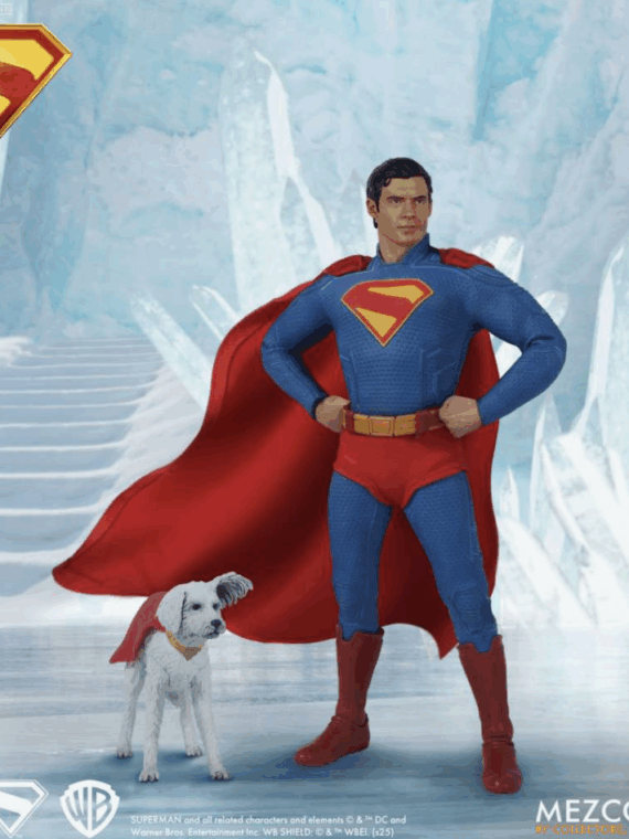 Mezco Toys One 12 collective Superman(2025) Superman e Krypto action figure pvc 1/12