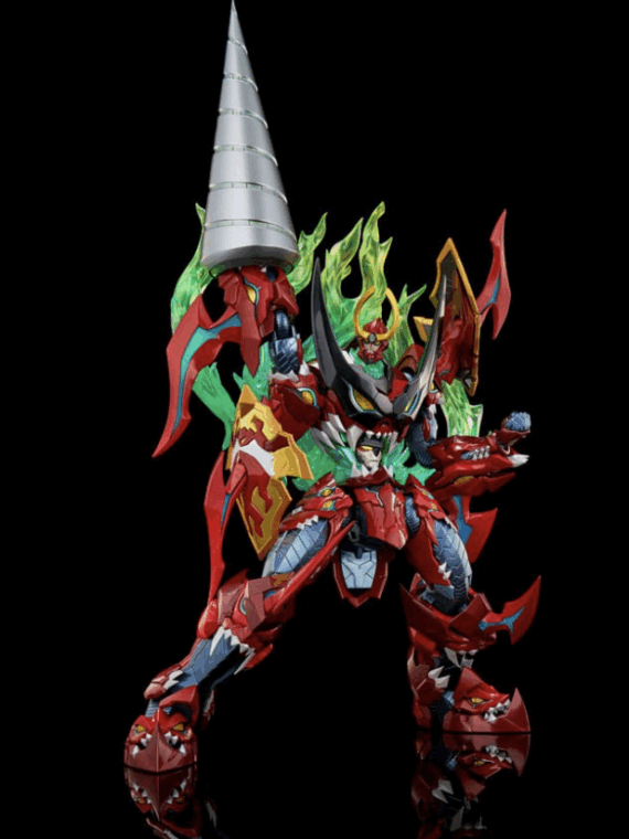 Flame Toys Tengen Toppa Gurren Lagann Kuro Kara Kuri Action Figure Gurren Lagann 36 cm Action figures Tengen Toppa Gurren Lagann