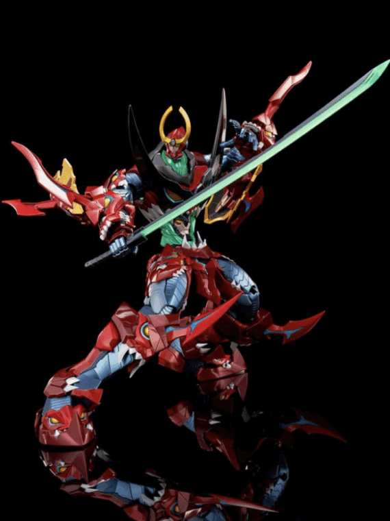 Flame Toys Tengen Toppa Gurren Lagann Kuro Kara Kuri Action Figure Gurren Lagann 36 cm Action figures Tengen Toppa Gurren Lagann