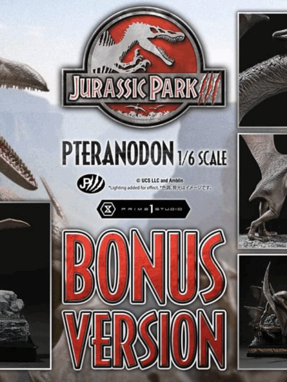 Studio Prime 1 Jurassic Park III Legacy Museum Collection Statue 1/6 Pteranodon Bonus Version 68 cm Resina