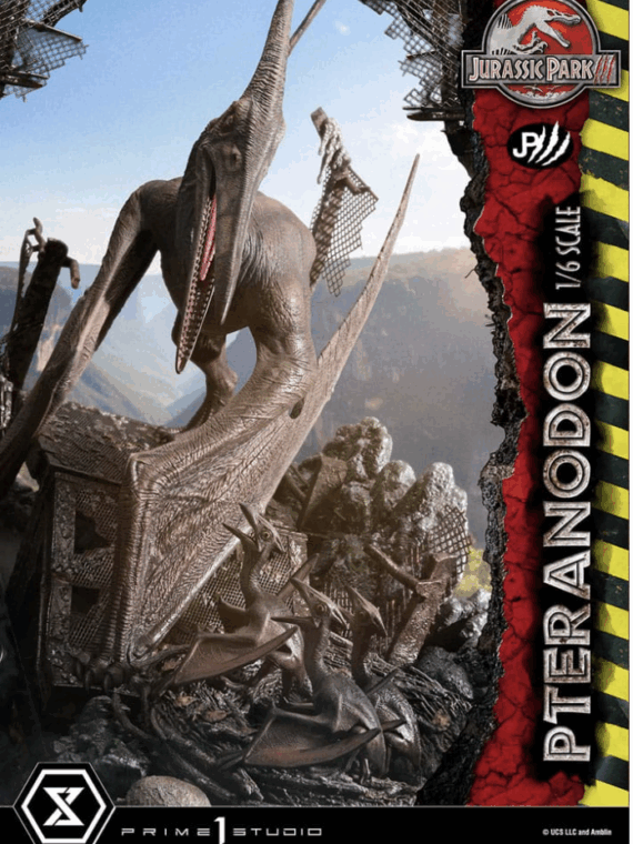 Studio Prime 1 Jurassic Park III Legacy Museum Collection Statue 1/6 Pteranodon Bonus Version 68 cm Resina