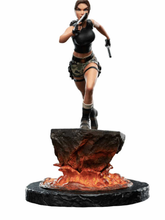 Weta Workshop Tomb Raider Mini Statue Lara Croft: The Sanctuary of Flame 18 cm polystone