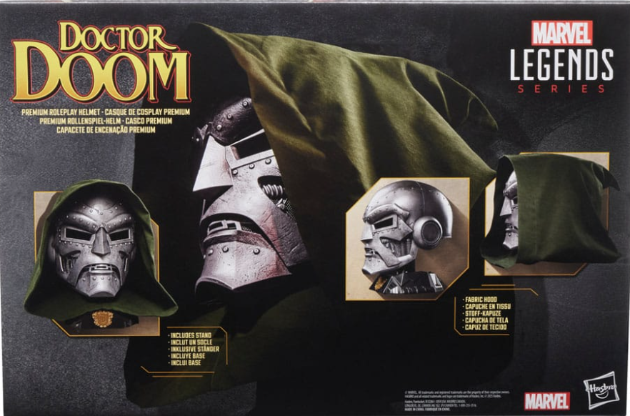 Hasbro Marvel Legends Roleplay Replica Doctor Doom Premium Helmet Replice: 1/1 Marvel