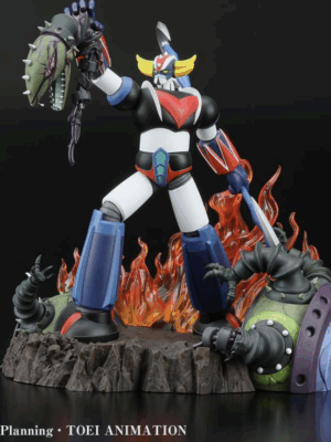 Plex Scene selection 01 Grendizer a cry for victor diorama pvc 15 cm