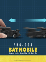 Beast Kingdom Batman batmobile pull back car blind box set (6) repliche 5 cm