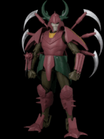 Sentinel Yoroiden-Samurai Troopers Illusion Demon General Rajra action figure 16cm abs/pvc