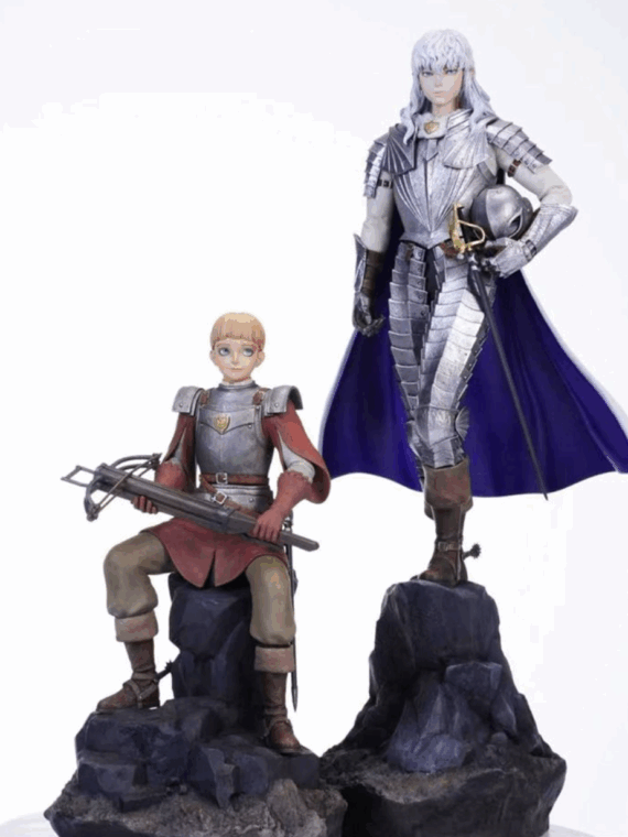Bard & Bish Studio Berserk la squadra dei Falchi Griffith e Rickert 1/6 statua poliresina