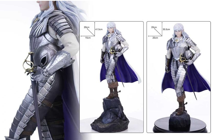 Bard & Bish Studio Berserk la squadra dei Falchi Griffith e Rickert 1/6 statua poliresina