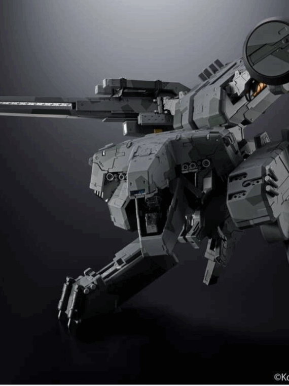 Bandai Metal Gear Solid Metal Gear Rex Chogokin pvc/metallo 18 cm