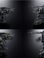 Bandai Metal Gear Solid Metal Gear Rex Chogokin pvc/metallo 18 cm