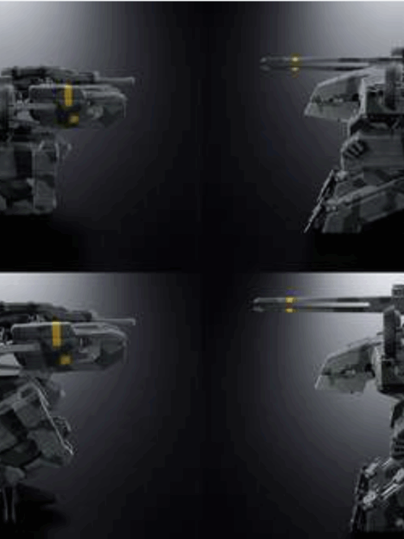 Bandai Metal Gear Solid Metal Gear Rex Chogokin pvc/metallo 18 cm